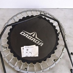 DABADA（ダバダ） トランポリン 手すり付き カバー付き 大型102cm【耐荷重150kg】 家庭用 折りたたみ 子供用 大人用 エクササイズ の画像