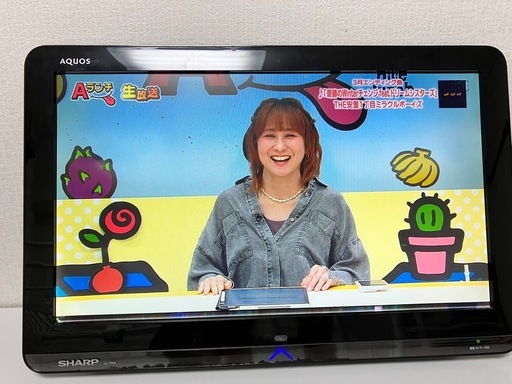 SHARP 19型液晶テレビ (菜ッパ) 古島のテレビ《液晶テレビ》の中古 