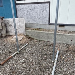 鉄棒　バイクのメンテナンス用で使用　フレームスタンド　
鉄パイプの画像