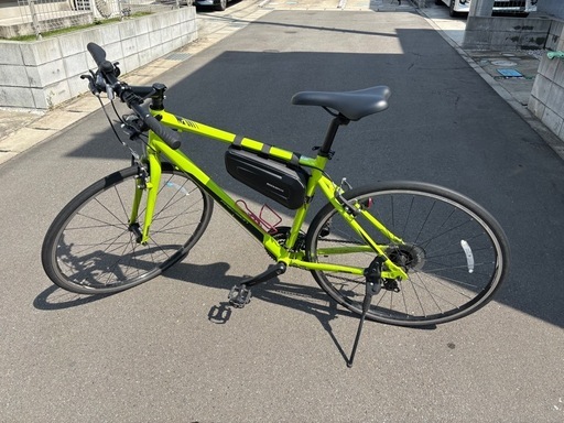 クロスバイク（グリーン)付属品フルセット付き
