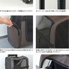 【ほぼ未使用】ペット用キャリーバッグの画像