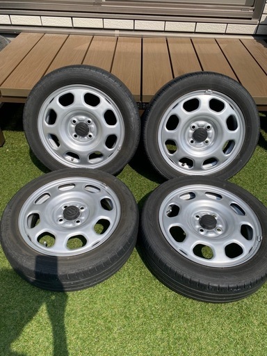 ハスラー純正ホイール4本セット タイヤ付き
