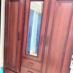 0円/無料】木製ワードローブ・洋服タンス（駒川商店街近く）
の画像