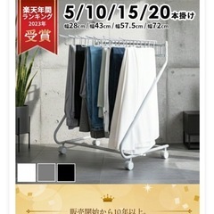 スラックスハンガー　20本掛け
の画像