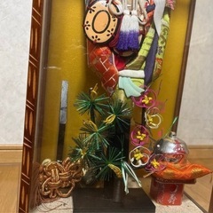 羽子板　ガラスケースの画像