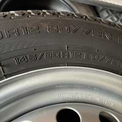 新古車ハイゼットトラックホイールタイヤ4本セットの画像