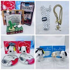 【❗️✨コレクター必見の豪華まとめセット✨❗️】✨スヌーピー大量セット❗️ぬいぐるみ・ガラス食器・リーメント付✨の画像