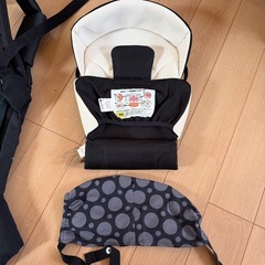 【美品】Aprica コランビギ　4WAY抱っこ紐　ネイビーの画像