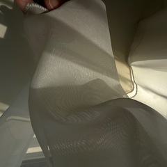 レースのカーテン大(高さ246cm×幅390cm(＋50cm)の画像