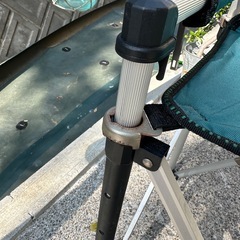 【明日まで引取限定】コールマン キッズスリムキャプテンチェア(グリーン/ベージュ) の画像