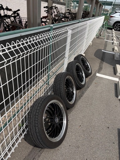 美品 レアマイスターメッシュ 16インチ (腹筋) 岡山のタイヤ、ホイール 