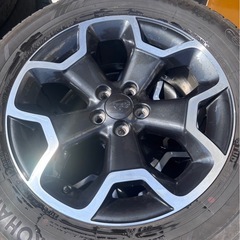 スバル純正 GP系 XV 17インチアルミホイール 7J ＋48 5H PCD100 4本セット の画像