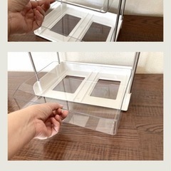 【KonMari×3COINS】コラボ完売品 キッチンシンク下収納ラックの画像