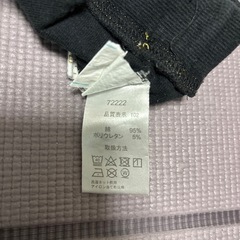 【セット購入限定！】100ストレッチパンツ ブラック  キッズ 子供服 ズボン 長ズボン ボトムス 黒の画像