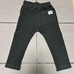 【セット購入限定！】100ストレッチパンツ ブラック  キッズ 子供服 ズボン 長ズボン ボトムス 黒の画像