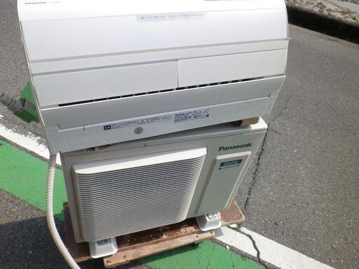 すいません100Vでした　パナソニック　4.0Kエアコン　14～16畳用　自動お掃除　ハイスペック　CS-XS408C-W　2017年　100V