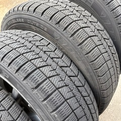 軽自動車　スタッドレスタイヤ　アルミホイール付きの画像