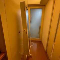 アクセサリー入れ付きミラー　姿見　ドレッサー　全身鏡　鏡の画像