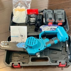 【未使用】充電式電動チェーンソー6インチ 切断径150mmの画像