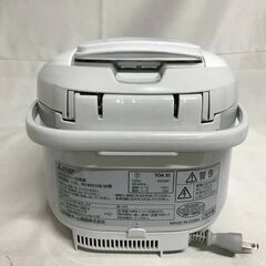 【北見市発】ミツビシ MITSUBISHI 三菱 三菱IHジャー炊飯器 NJ-NH106-W 2016年製 5.5合 白（E4107ｗM)の画像