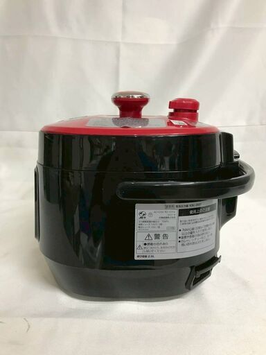 【北見市発】KOIZUMI 小泉成器 電気圧力鍋 KSC-3501 3.5合 2.5L 赤 20年製（E4110wGMY)