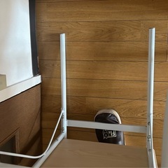 引き取り限定  ダイニングテーブルセット テーブルと椅子 ナチュラル 110x70x76cmの画像