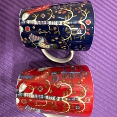 イッタラ タイカ マグカップ 400ml レッドとブルー iittala Taikaの画像