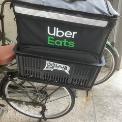 自転車、ウーバーバッグの画像