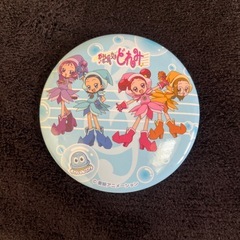 新品  おジャ魔女どれみ ブリキ缶ミラー 2個の画像