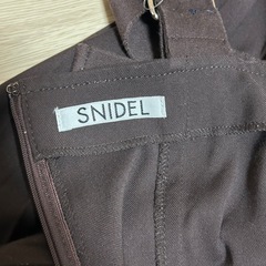 SNIDEL レイヤードコルセット　ワンピース　ブラウン　0サイズの画像