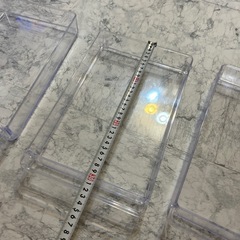 3個　収納ケース 冷蔵室トレー 浅型 収納ストッカー トレー ケース 日本製の画像