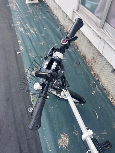 折りたたみ自転車 PANGAEA TOUGH 前カゴ付き 実用車