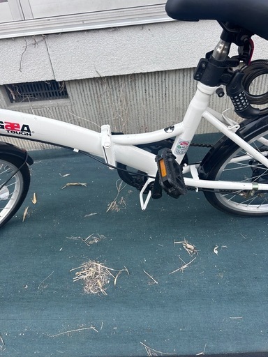 折りたたみ自転車 PANGAEA TOUGH 前カゴ付き 実用車