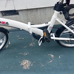 折りたたみ自転車 PANGAEA TOUGH 前カゴ付き 実用車の画像