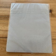 マウスパッド リバーシブル ブルー/シルバー 小サイズ 防水 デスクマットの画像