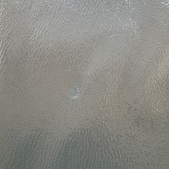 マウスパッド リバーシブル ブルー/シルバー 小サイズ 防水 デスクマットの画像