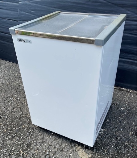【動確済み】業務用 サンヨー 冷水ショーケース BC-60G 単相 100V 32L 飲食店 屋台 お祭り 厨房 SANYO ビール冷蔵 ビール瓶 大阪発