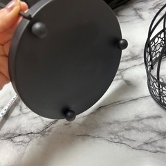 ニトリ　蚊取り線香ホルダー　ブラック　インテリア　姫系　ワイヤー　ランタンの画像