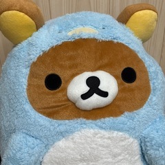 新品　リラックマ しましまエブリデイ　ペンギン　ぬいぐるみ XL プレミアム　全1種の画像