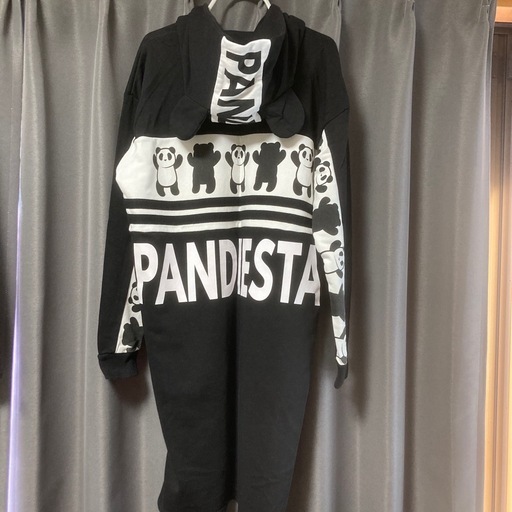 PANDIESTA パンダ柄　フード付きパーカー　M