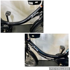 1年保証 送料無料　ヤマハ　パスバビー　20インチ　大容量　黒色　電動アシスト自転車　g328の画像