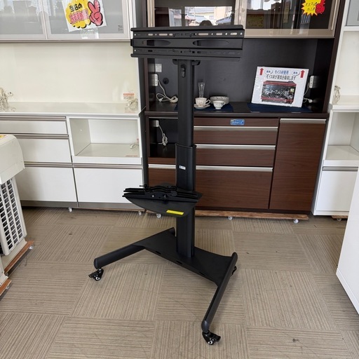 【未使用品‼️】定価65,780円♪ サンワサプライ 65型対応ディスプレイスタンド テレビスタンド キャスター付き ブラック♪