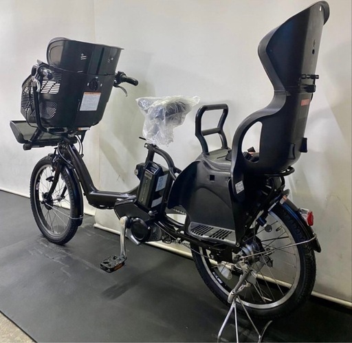 1年保証 送料無料　ブリヂストン　20インチ　子供乗せ　3人乗り　茶色　電動アシスト自転車　g328