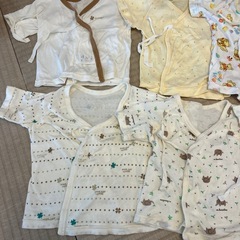 短肌着セット　7枚　サイズ50〜60の画像