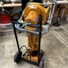 7477【キャブ洗浄済み】ランマー/転圧機/舗装/バイブロランマー　明和　RA-60　台車付の画像