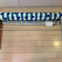 ベンチアウトドアチェア２個の画像