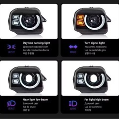 ジムニーJB23、JB33.JB43 ディフェンダー風LEDベッドライト 左右されるの画像