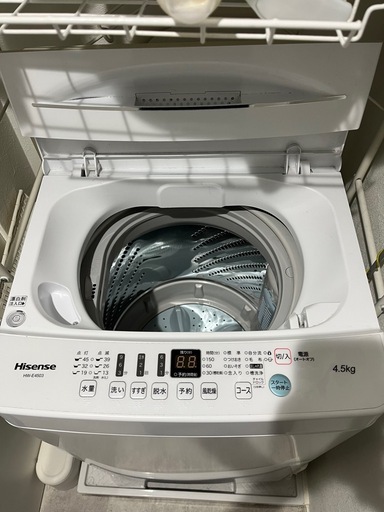 洗濯機Hisense HW-E4503 2021年製 (hkae) 楽々園の生活家電《洗濯機 