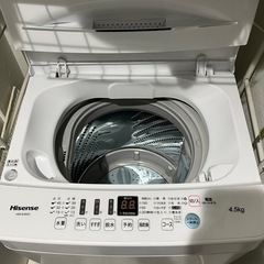【セット割あり！】洗濯機　Hisense HW-E4503 2021年製の画像