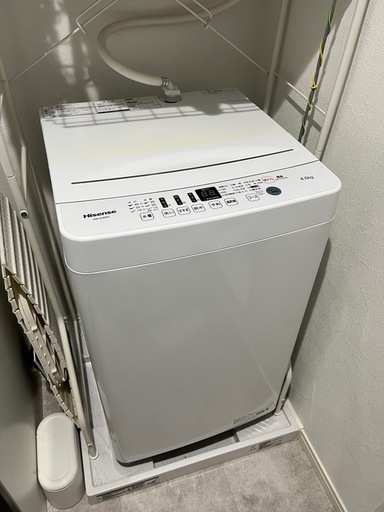 洗濯機Hisense HW-E4503 2021年製 (hkae) 楽々園の生活家電《洗濯機 